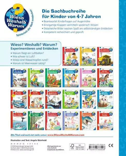 Ravensberger Matratzen Ravensburger Wieso? Weshalb? Warum?, Band 29: Experimentieren und Entdecken Top Angebot