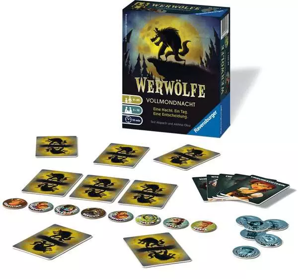 Ravensberger Matratzen Werwölfe Vollmondnacht - Spiel ab 9 Jahren Neueste Mode