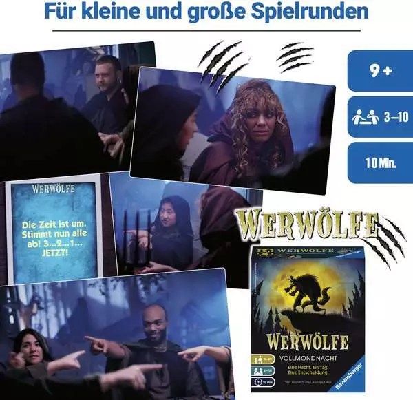 Ravensberger Matratzen Werwölfe Vollmondnacht - Spiel ab 9 Jahren Neueste Mode