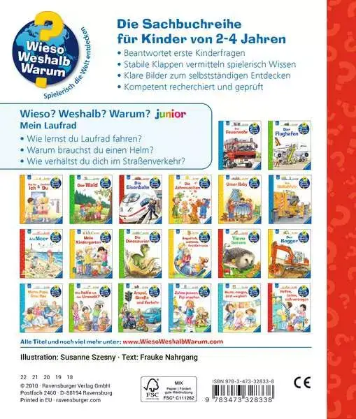 Ravensberger Matratzen Ravensburger Wieso? Weshalb? Warum? junior, Band 37: Mein Laufrad Blitzangebot