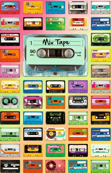 Ravensberger Matratzen Puzzle 200 Teile - Mix Tape Kauf eins, bekomm eins gratis
