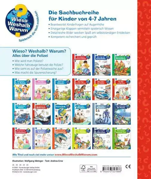 Ravensberger Matratzen Ravensburger Wieso? Weshalb? Warum?, Band 22: Alles über die Polizei Sonderangebote