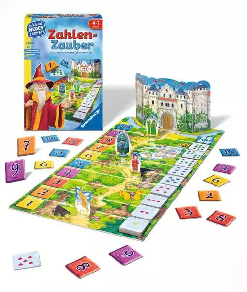 Ravensberger Matratzen Zahlen-Zauber - Kinderspiel ab 4 Jahren Vierteljährliche Förderung