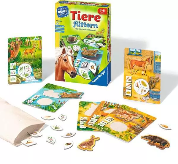 Ravensberger Matratzen Tiere füttern - Kinderspiel ab 3 Jahren Clearance-Verkauf