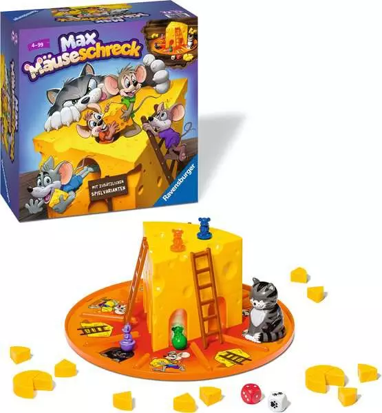 Ravensberger Matratzen Max Mäuseschreck - Kinderspiel ab 4 Jahren Begrenzt auf 3 Tage