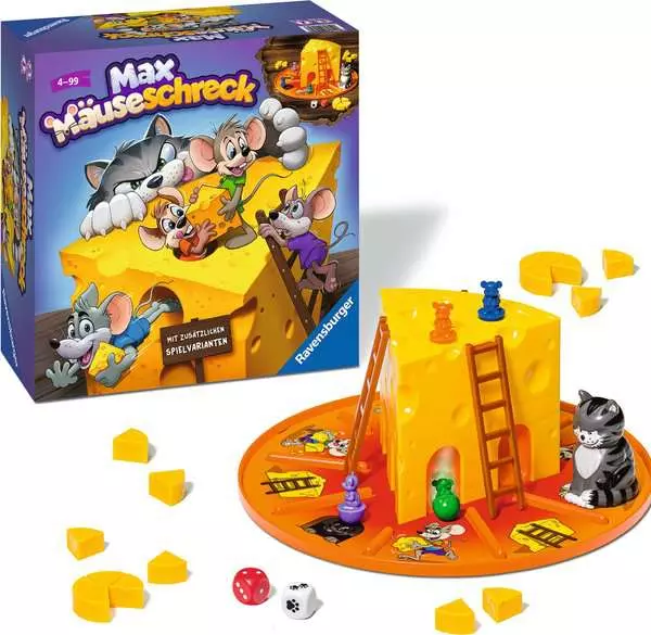 Ravensberger Matratzen Max Mäuseschreck - Kinderspiel ab 4 Jahren Begrenzt auf 3 Tage