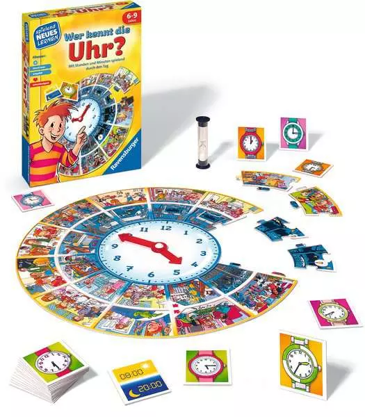 Ravensberger Matratzen Wer kennt die Uhr? - Kinderspiel ab 6 Jahren zollfrei