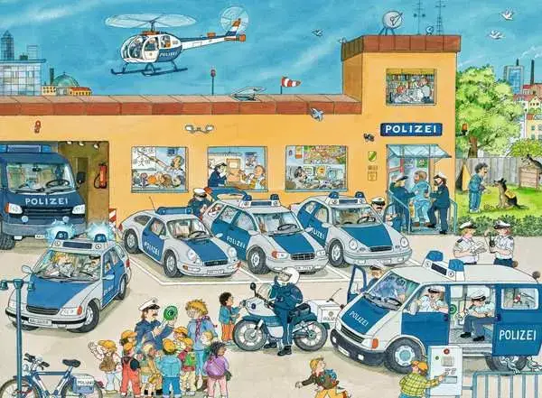 Ravensberger Matratzen Kinderpuzzle ab 6 Jahren - Polizeirevier - 100 Teile Verkauf