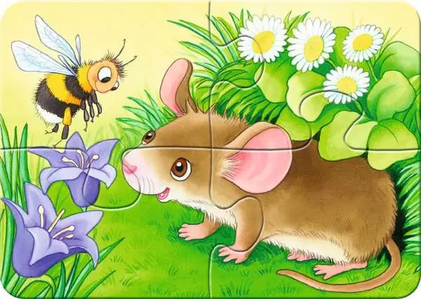 Ravensberger Matratzen Kinderpuzzle ab 2 Jahren - Süße Gartenbewohner - 2 + 4 + 6 + 8 Teile Angebote