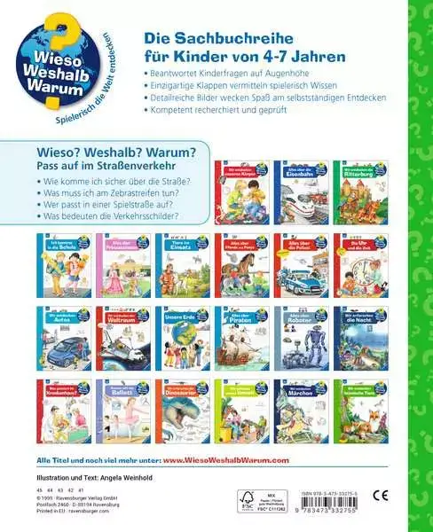 Ravensberger Matratzen Ravensburger Wieso? Weshalb? Warum?, Band 5: Pass auf im Straßenverkehr Blitzverkäufe