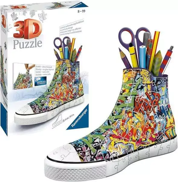 Ravensberger Matratzen 3D Puzzle Sneaker - Graffiti Limitierter Zeitrabatt