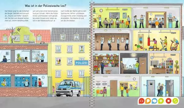 Ravensberger Matratzen tiptoi® Wieso? Weshalb? Warum? Unterwegs mit der Polizei Fabrik Onlineshop