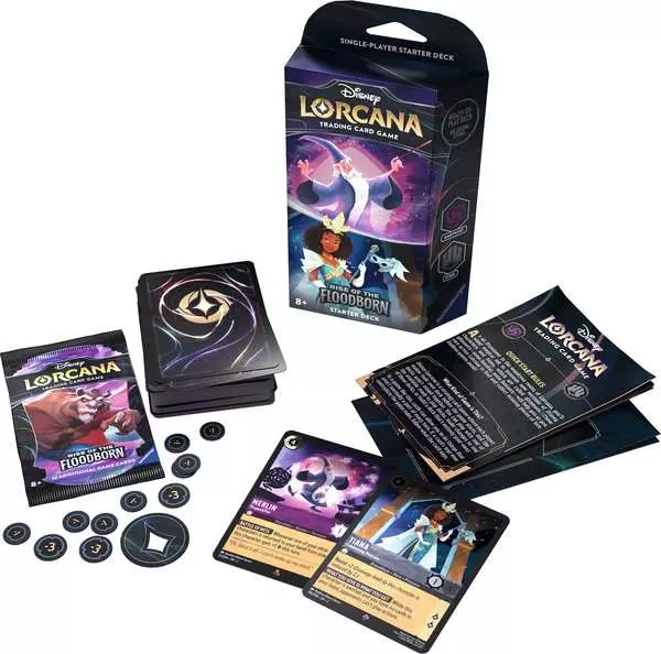 Ravensberger Matratzen Disney Lorcana: Aufstieg der Flutgestalten - Starter Deck Amethyst und Stahl (Englisch) Günstig kaufen