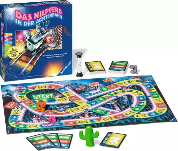 Ravensberger Matratzen Das Nilpferd in der Achterbahn - Spiel ab 10 Jahren Flash Sale