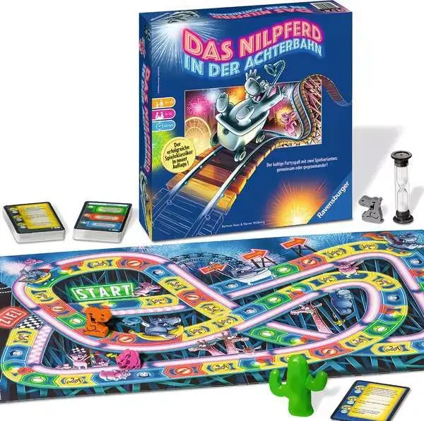Ravensberger Matratzen Das Nilpferd in der Achterbahn - Spiel ab 10 Jahren Flash Sale