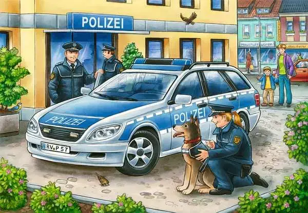 Ravensberger Matratzen Kinderpuzzle ab 3 Jahren - Polizei und Feuerwehr - 12 Teile Online Shopping