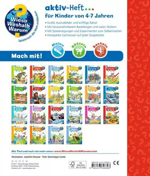 Ravensberger Matratzen Ravensburger Wieso? Weshalb? Warum? aktiv-Heft: Weltraum Preisnachlass