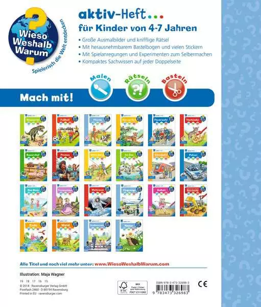 Ravensberger Matratzen Ravensburger Wieso? Weshalb? Warum? aktiv-Heft: Pferde Valentinstagsangebot