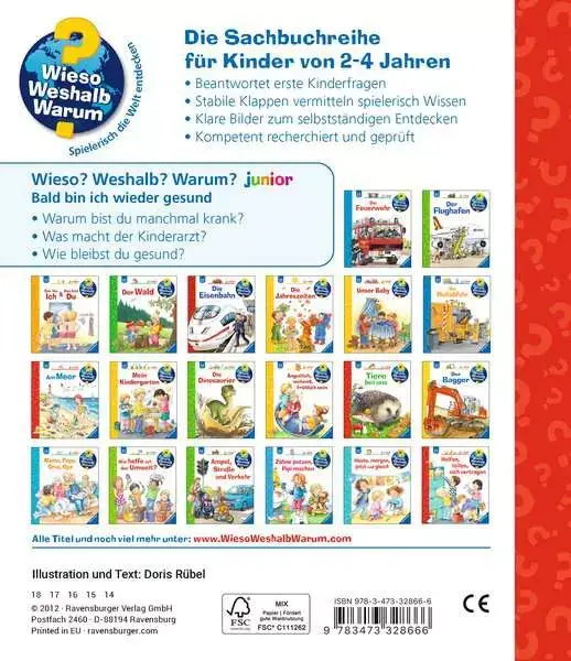 Ravensberger Matratzen Ravensburger Wieso? Weshalb? Warum? junior, Band 45: Bald bin ich wieder gesund Tägliche Deals
