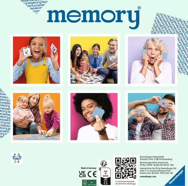 Ravensberger Matratzen Ravensburger Classic memory® - Spiel ab 6 Jahren Letzte 3 Tage