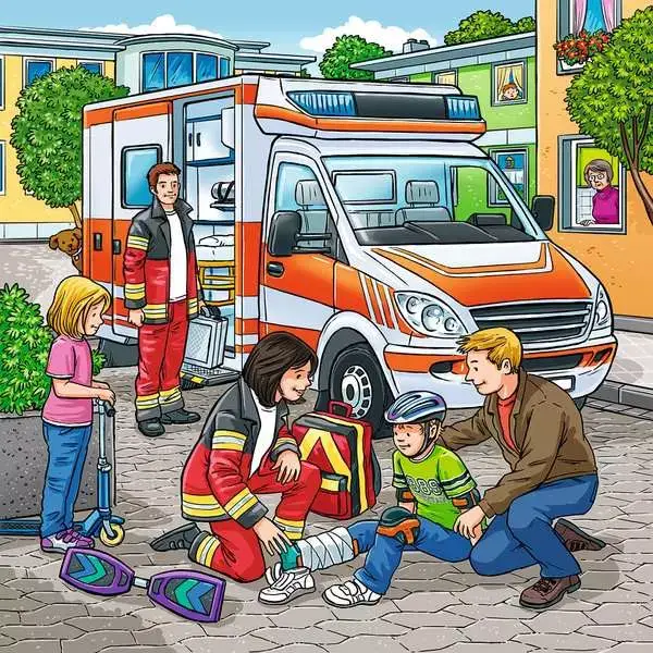 Ravensberger Matratzen Kinderpuzzle ab 5 Jahren - Helfer in der Not - 49 Teile Zeitbegrenzte Promotion