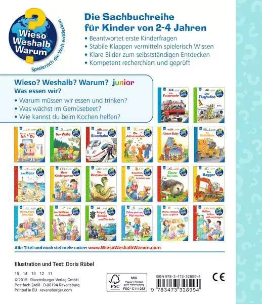Ravensberger Matratzen Ravensburger Wieso? Weshalb? Warum? junior, Band 53: Was essen wir? Bis zu 55% Rabatt