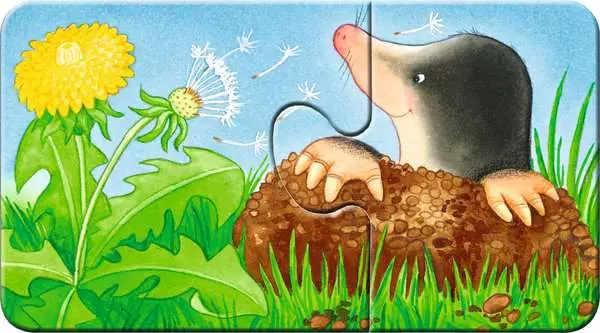 Ravensberger Matratzen Kinderpuzzle ab 2 Jahren - Tiere im Garten - 2 Teile Clearance-Verkauf
