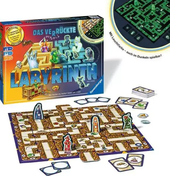 Ravensberger Matratzen Das verrückte LabyrinthGlow in the Dark - Spiel ab 7 Jahren Speichern exportieren