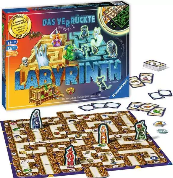 Ravensberger Matratzen Das verrückte LabyrinthGlow in the Dark - Spiel ab 7 Jahren Speichern exportieren