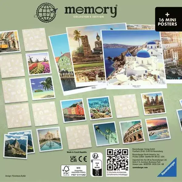 Ravensberger Matratzen Collector's memory® Schönste Reiseziele - Spiel ab 6 Jahren 50% Rabatt für begrenzte Zeit