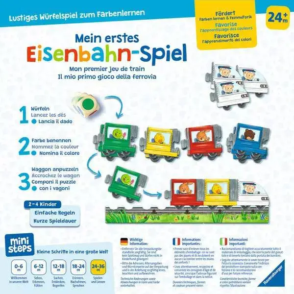 Ravensberger Matratzen Mein erstes Eisenbahn-Spiel - Kinderspiel ab [age] Jahren 2025
