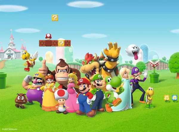Ravensberger Matratzen Kinderpuzzle ab 8 Jahren - Super Mario Abenteuer - 200 Teile Kostenloser Versand