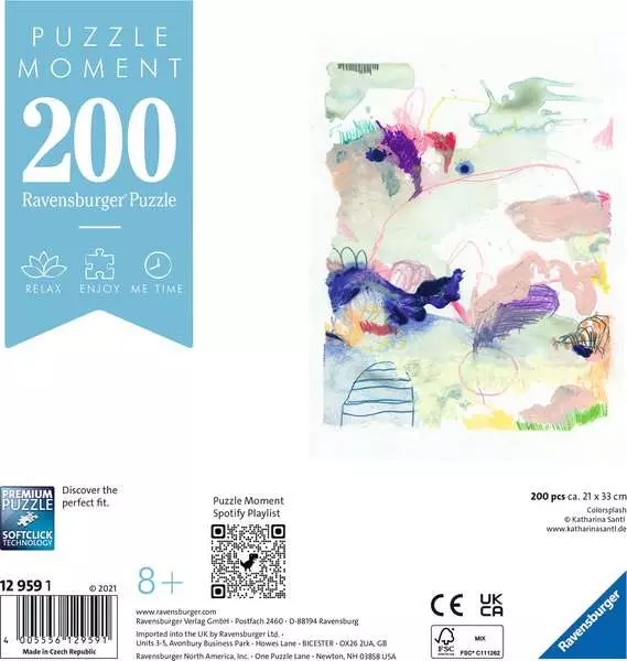 Ravensberger Matratzen Puzzle 200 Teile - Colorsplash Black Friday