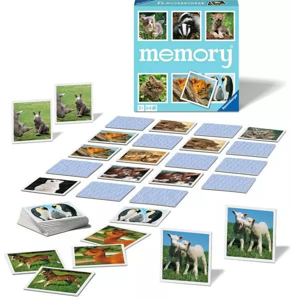 Ravensberger Matratzen memory® Tierkinder - Kinderspiel ab 3 Jahren Bestseller