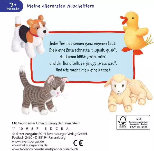 Ravensberger Matratzen Miau, miau! - Wie machen die Tiere? Zeitbegrenzte Promotion