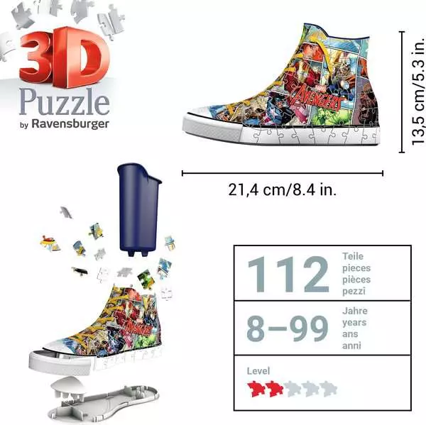 Ravensberger Matratzen 3D Puzzle Sneaker - Avengers Bis zu 65% Rabatt