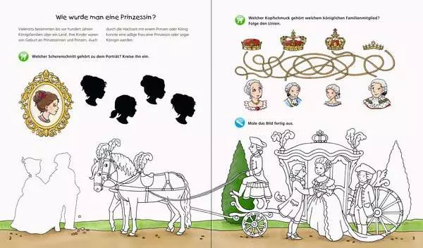 Ravensberger Matratzen Ravensburger Wieso? Weshalb? Warum? aktiv-Heft: Prinzessinnen Nur für heute
