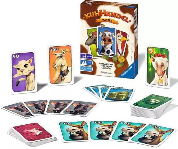 Ravensberger Matratzen Kuhhandel Master - Kartenspiel ab 10 Jahren Sonderangebot der Fabrik