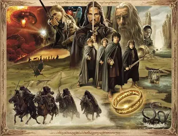 Ravensberger Matratzen Puzzle 2000 Teile - LOTR: The Fellowship of the Ring Vierteljährliche Förderung