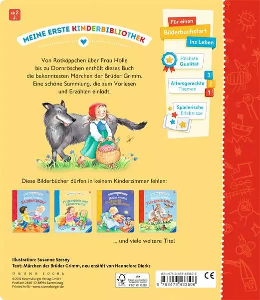 Ravensberger Matratzen Meine ersten Märchen Speichern exportieren