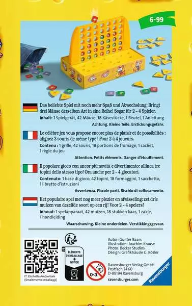 Ravensberger Matratzen 3 gewinnt! - Reisespiel ab 6 Jahren 50% Rabatt für begrenzte Zeit