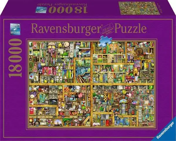 Ravensberger Matratzen Puzzle 18000 Teile - Magisches Bücherregal XXL Kostenloser Versand