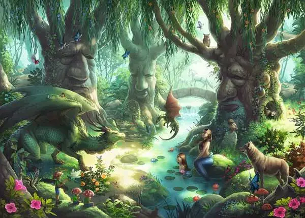 Ravensberger Matratzen Kinderpuzzle ab 9 Jahren - EXIT Puzzle Kids Der magische Wald - 368 Teile Muttertagsangebot