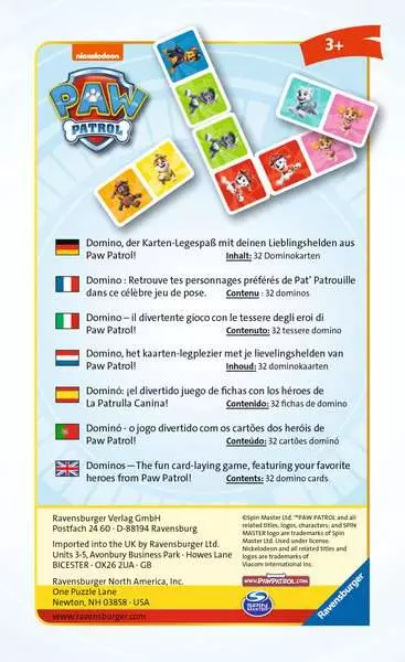 Ravensberger Matratzen Paw Patrol Domino - Reisespiel ab 3 Jahren Sonderangebote