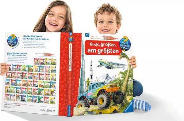 Ravensberger Matratzen Ravensburger Wieso? Weshalb? Warum?: Groß, größer, am größten (Riesenbuch) Begrenzte Freigabe