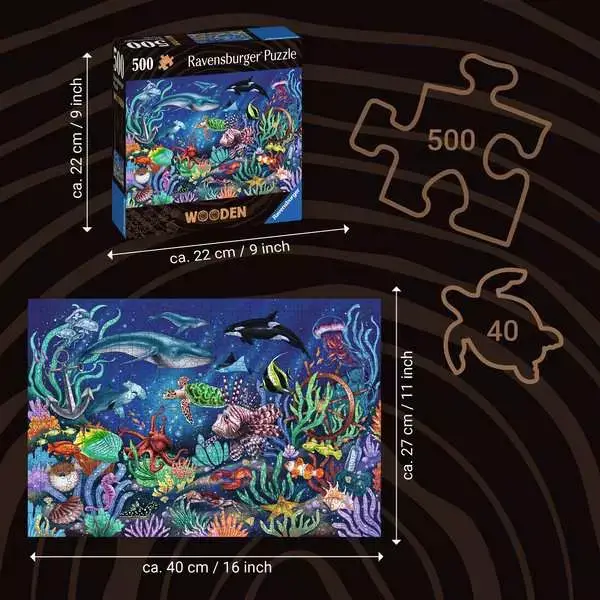 Ravensberger Matratzen Puzzle 500 Teile - Unten im Meer Zeitbegrenzte Promotion