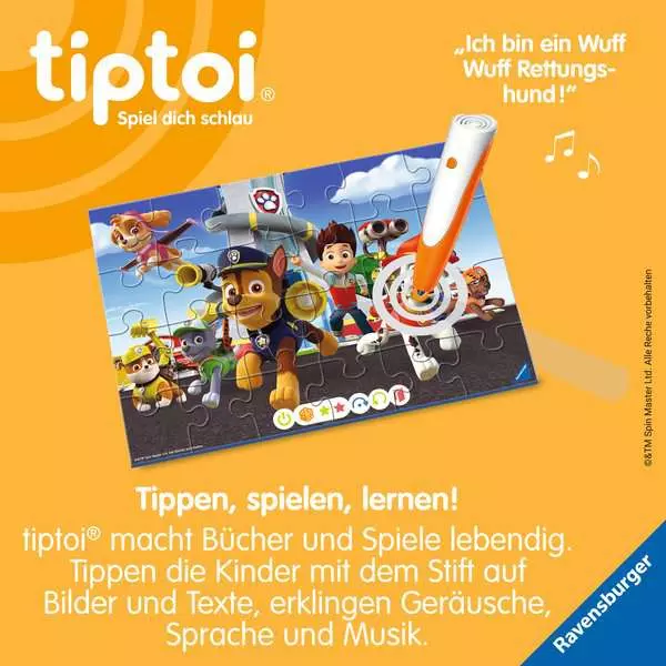 Ravensberger Matratzen Kinderpuzzle ab 4 Jahren - tiptoi® Puzzle für kleine Entdecker: Paw Patrol - 24 Teile Bis zu 65% Rabatt