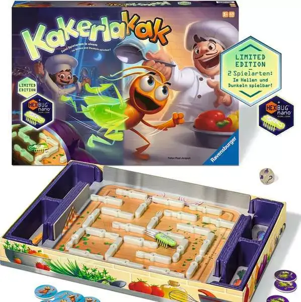 Ravensberger Matratzen Kakerlakak Glow in the dark - Kinderspiel ab 5 Jahren Discount Store für neue Produkte