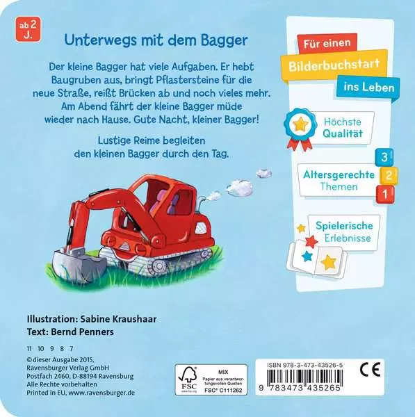 Ravensberger Matratzen Was machst du, kleiner Bagger? Online
