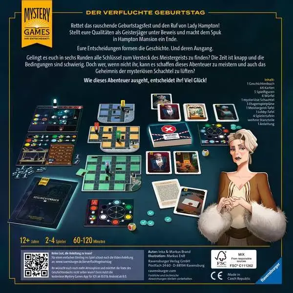 Ravensberger Matratzen Mystery Games – Der verfluchte Geburtstag - Spiel ab 12 Jahren Angebote